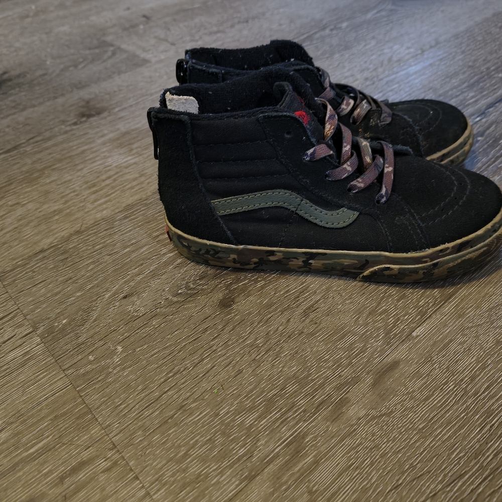 Camo High top Zipper Vans